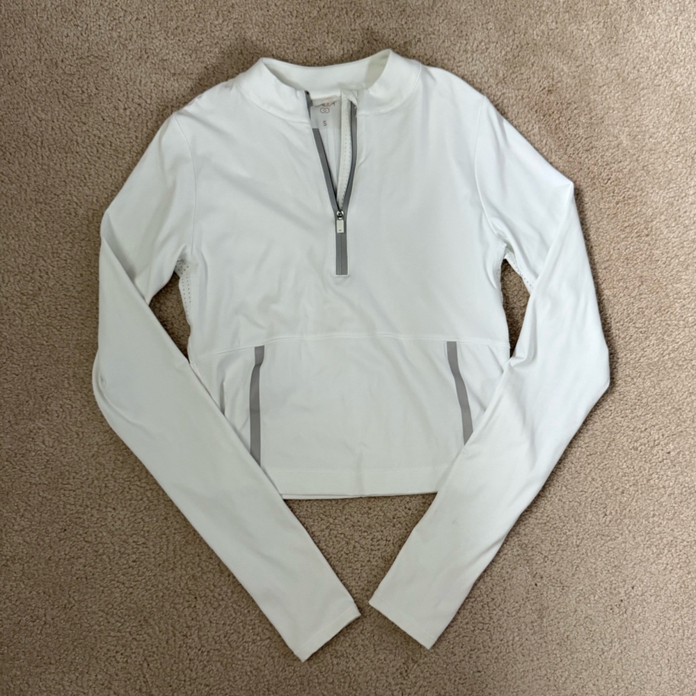 CALIA Cream Quarter Zip